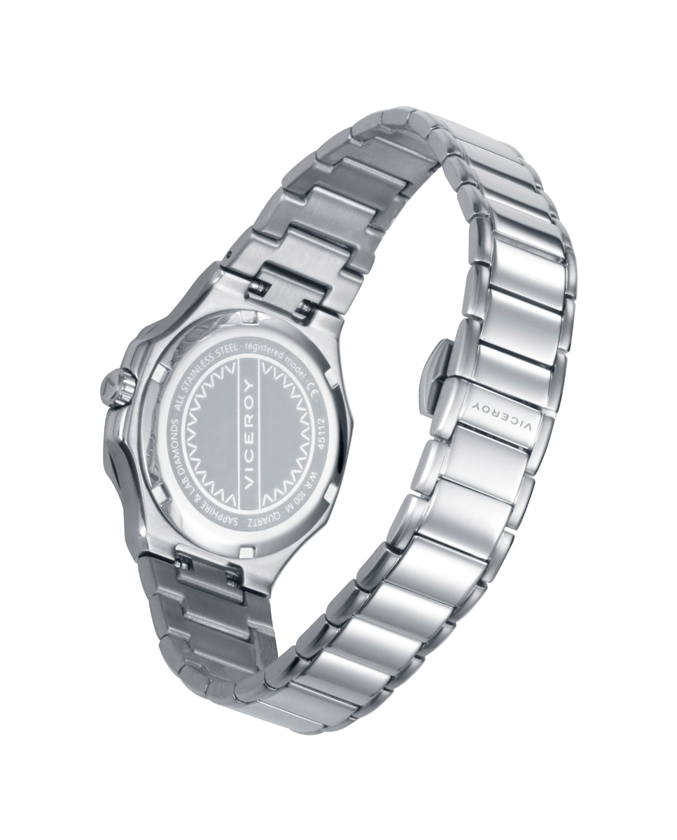 Reloj analógico de mujer colección laura escanes con caja y brazalete de acero - Viceroy - Plateado Plateado-2