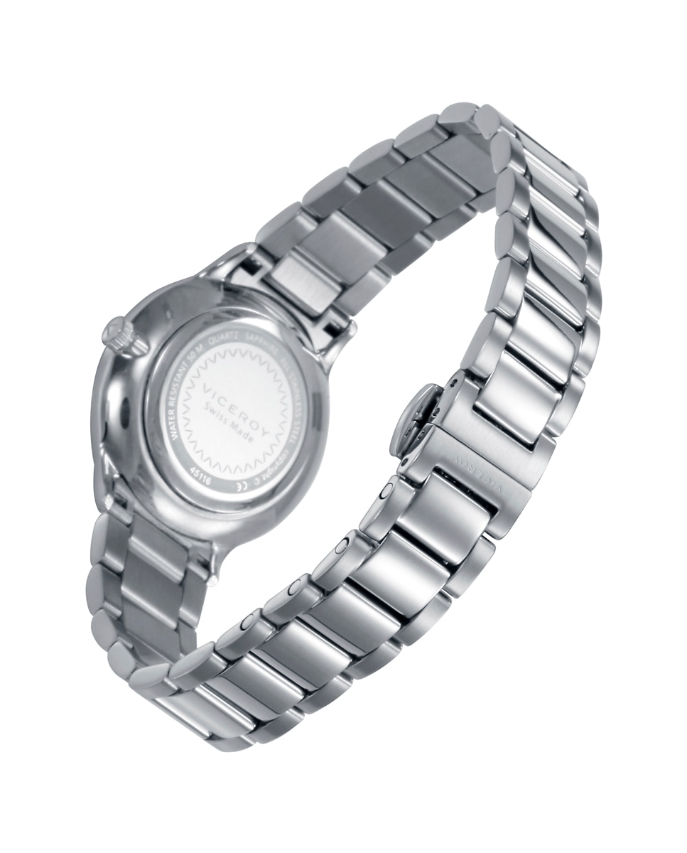Reloj analógico de mujer con caja y brazalete de acero - Viceroy - Plateado Plateado-2