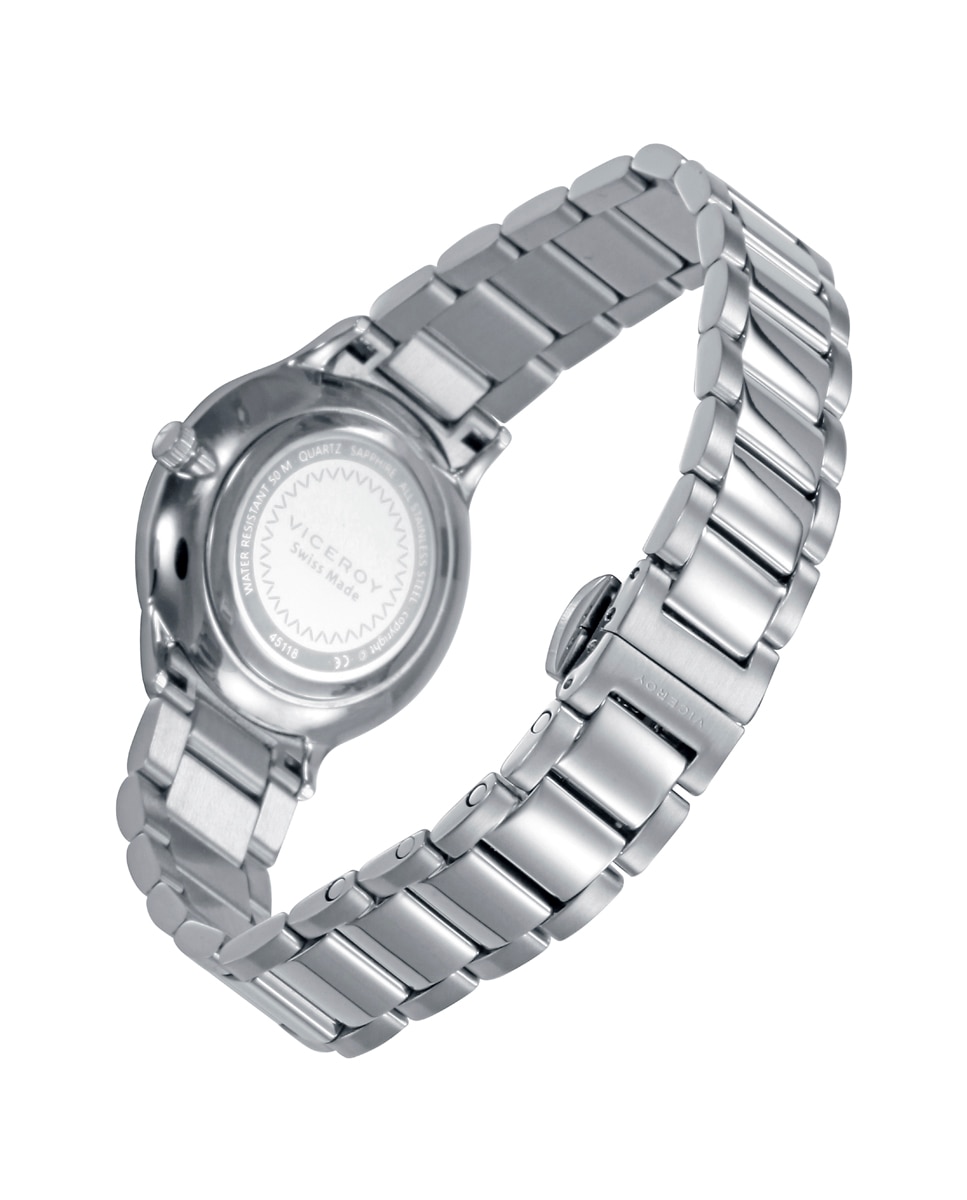 Reloj analógico de mujer con caja y brazalete de acero - Viceroy - Plateado Plateado-2