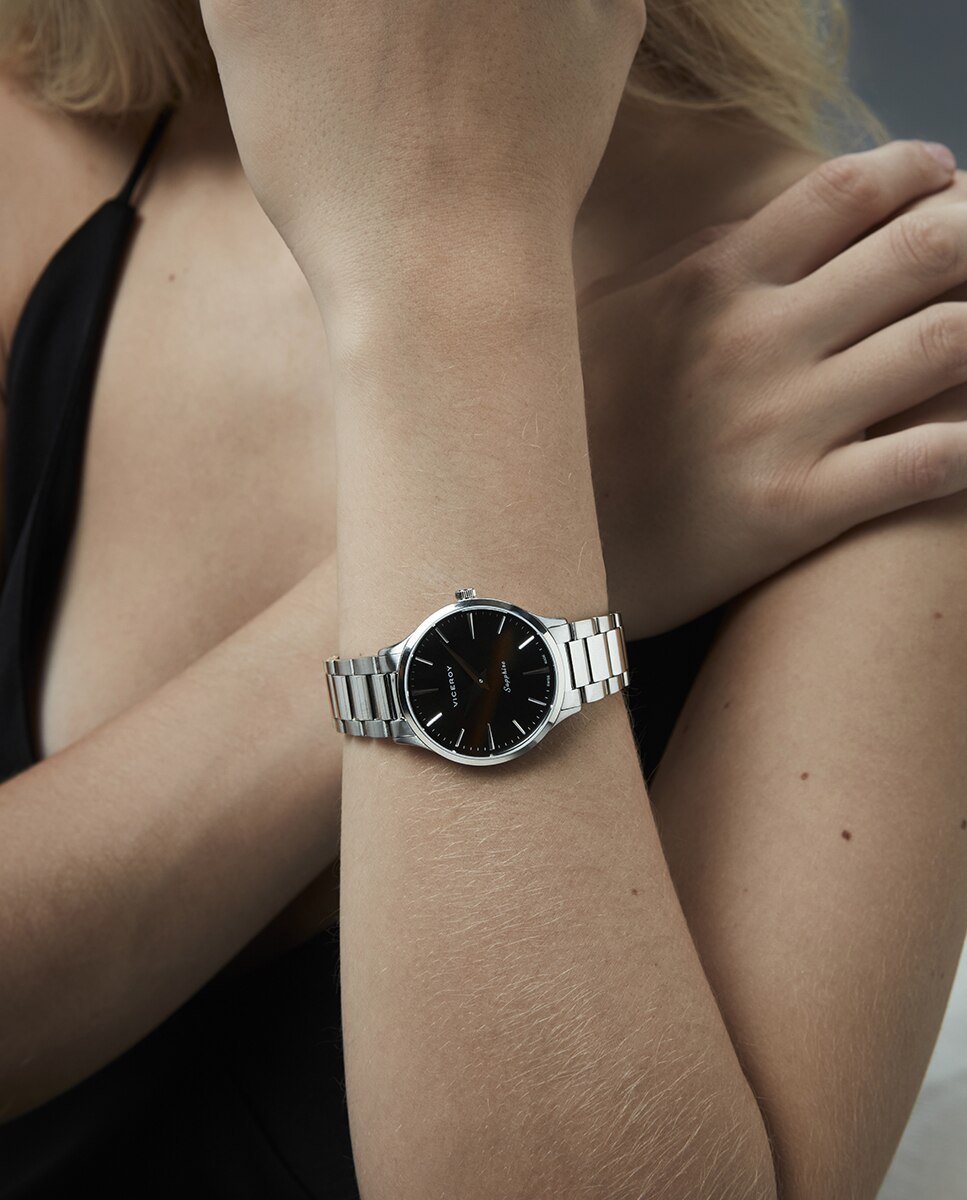 Reloj analógico de mujer con caja y brazalete de acero - Viceroy - Plateado Plateado-4