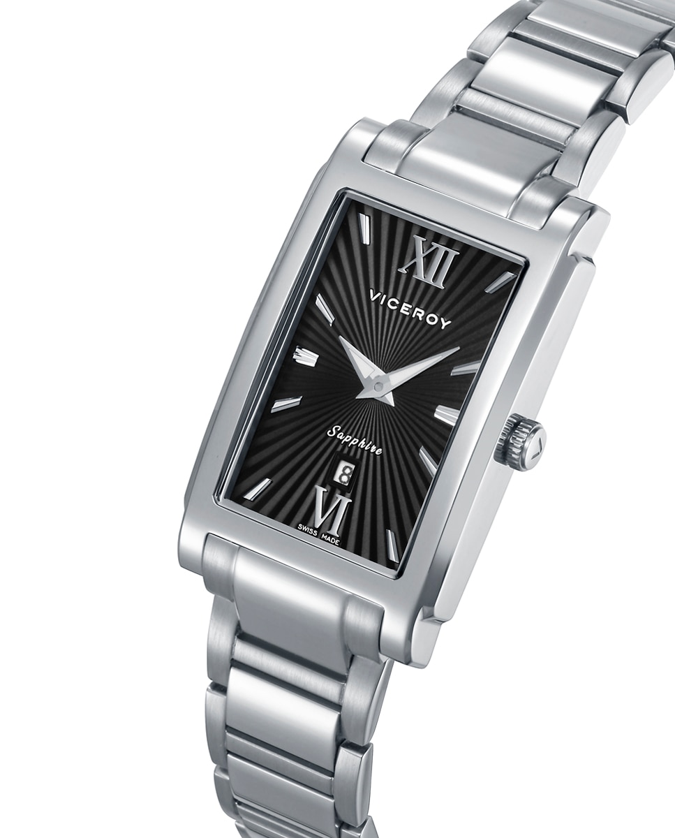Reloj analógico de mujer con caja y brazalete de acero Plateado Viceroy Plateado-3