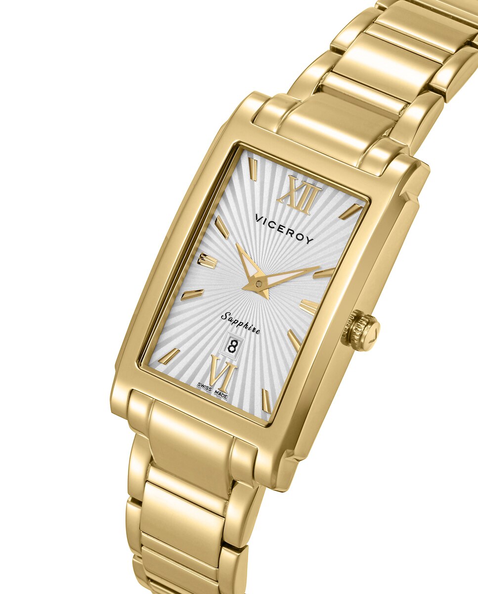Reloj analógico de mujer con caja y brazalete de acero e ip - Viceroy - Dorado Dorado-3