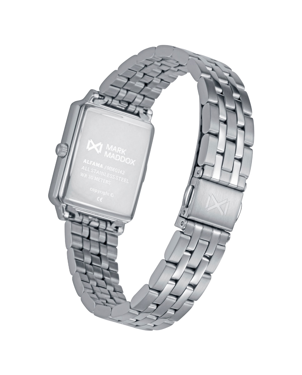 Imagen 2 de Reloj analógico de mujer con caja y brazalete de acero - Mark Maddox - Plateado Plateado