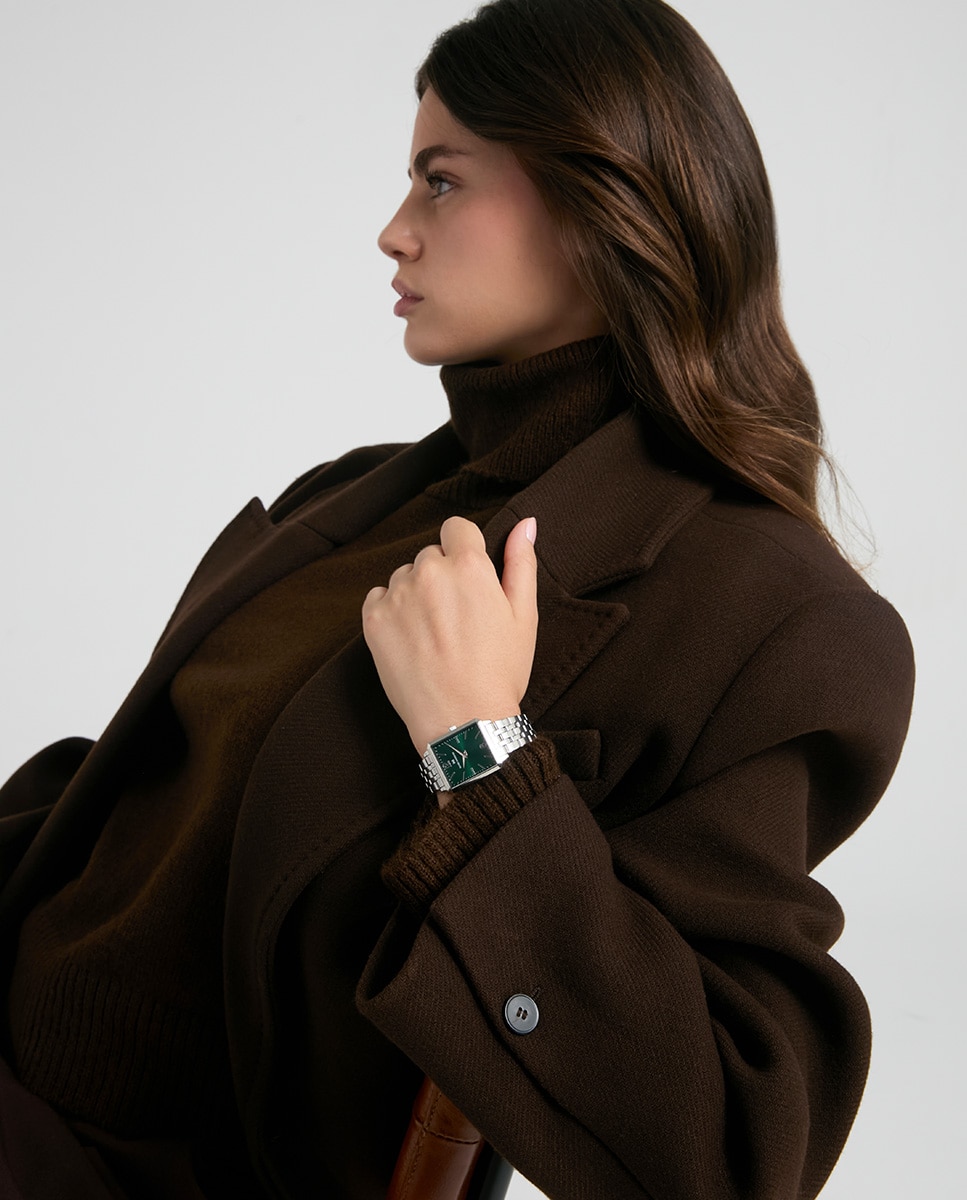 Imagen 4 de Reloj analógico de mujer con caja y brazalete de acero - Mark Maddox - Plateado Plateado