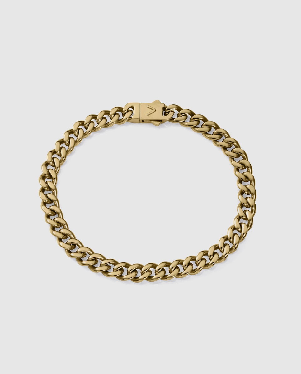Pulsera de homrbre magnum de acero ip dorado cadena Dorado Viceroy Dorado-1