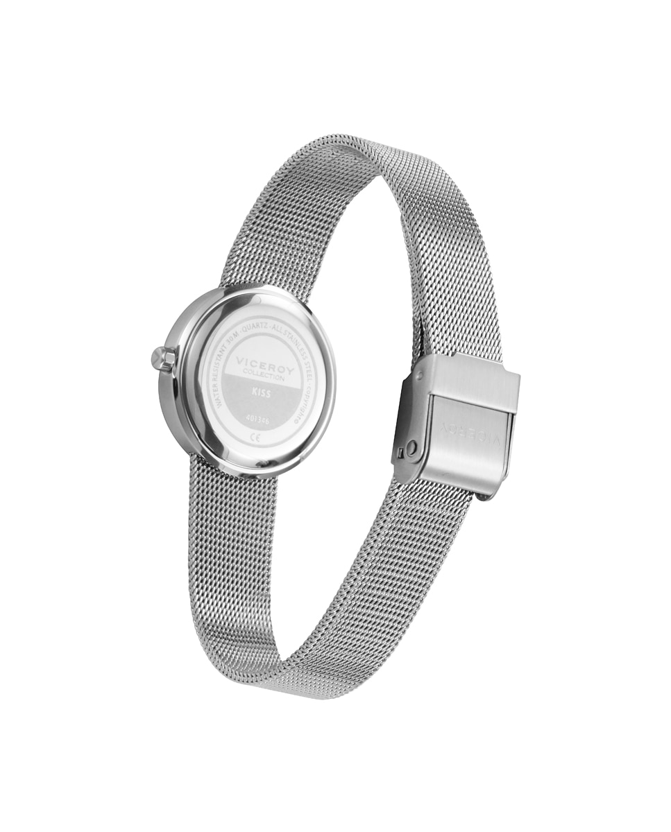 Reloj de mujer con caja y malla milanesa de acero - Viceroy - Rosa Rosa-2