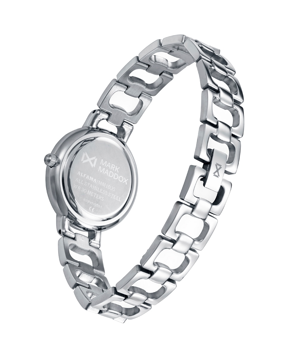 Reloj de mujer con caja y brazalete de acero - Mark Maddox - Plateado Plateado-2