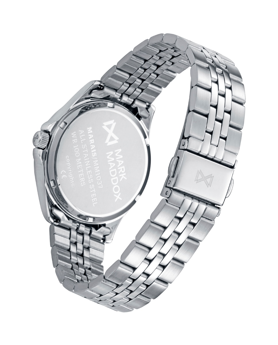Reloj de mujer caja y brazalete de acero - Mark Maddox - Plateado Plateado-2