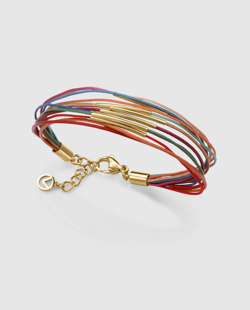 Pulsera de mujer chic de acero ip dorado múltiple de piel - Viceroy - Multicolor Multicolor-1