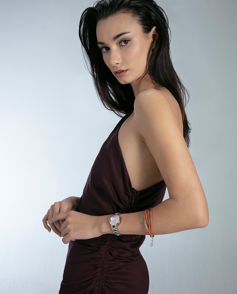 Pulsera de mujer chic de acero ip dorado múltiple de piel - Viceroy - Multicolor Multicolor-3