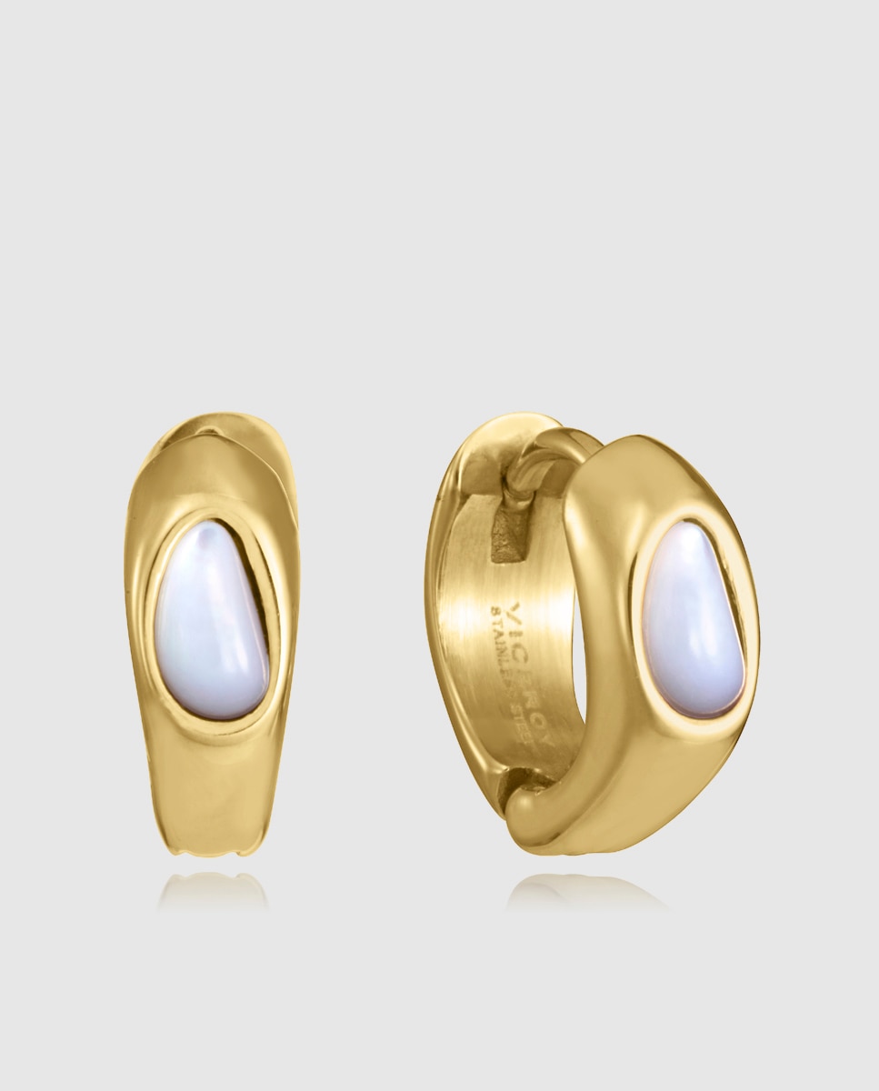 Imagen 0 de Pendientes de mujer chic de acero ip dorado Dorado