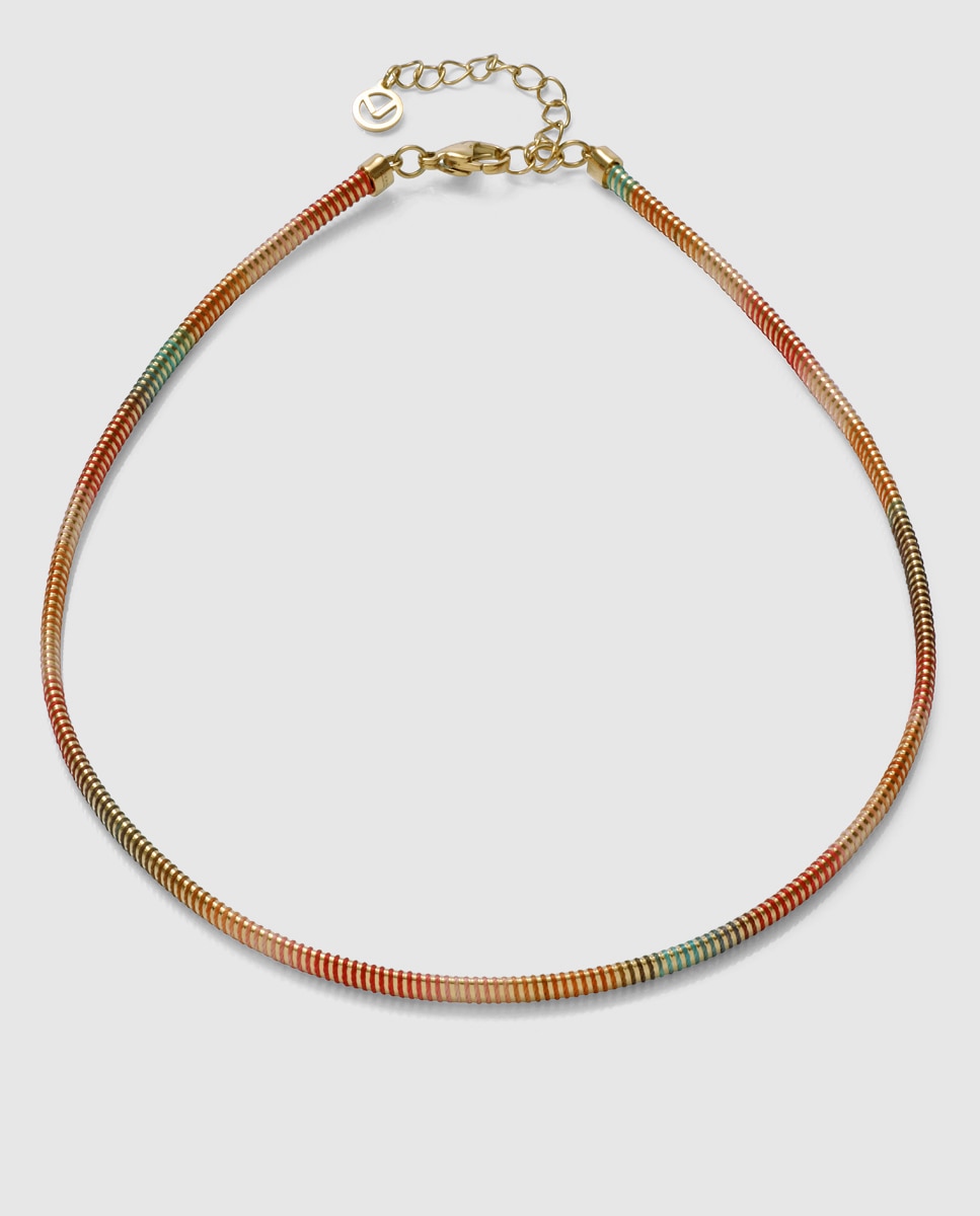 Imagen 0 de Collar de mujer colección laura escanes de acero tubogas Multicolor