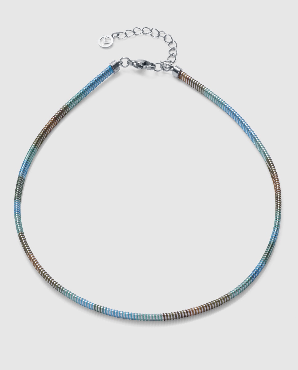 Imagen 0 de Collar de mujer colección laura escanes de acero tubogas Multicolor