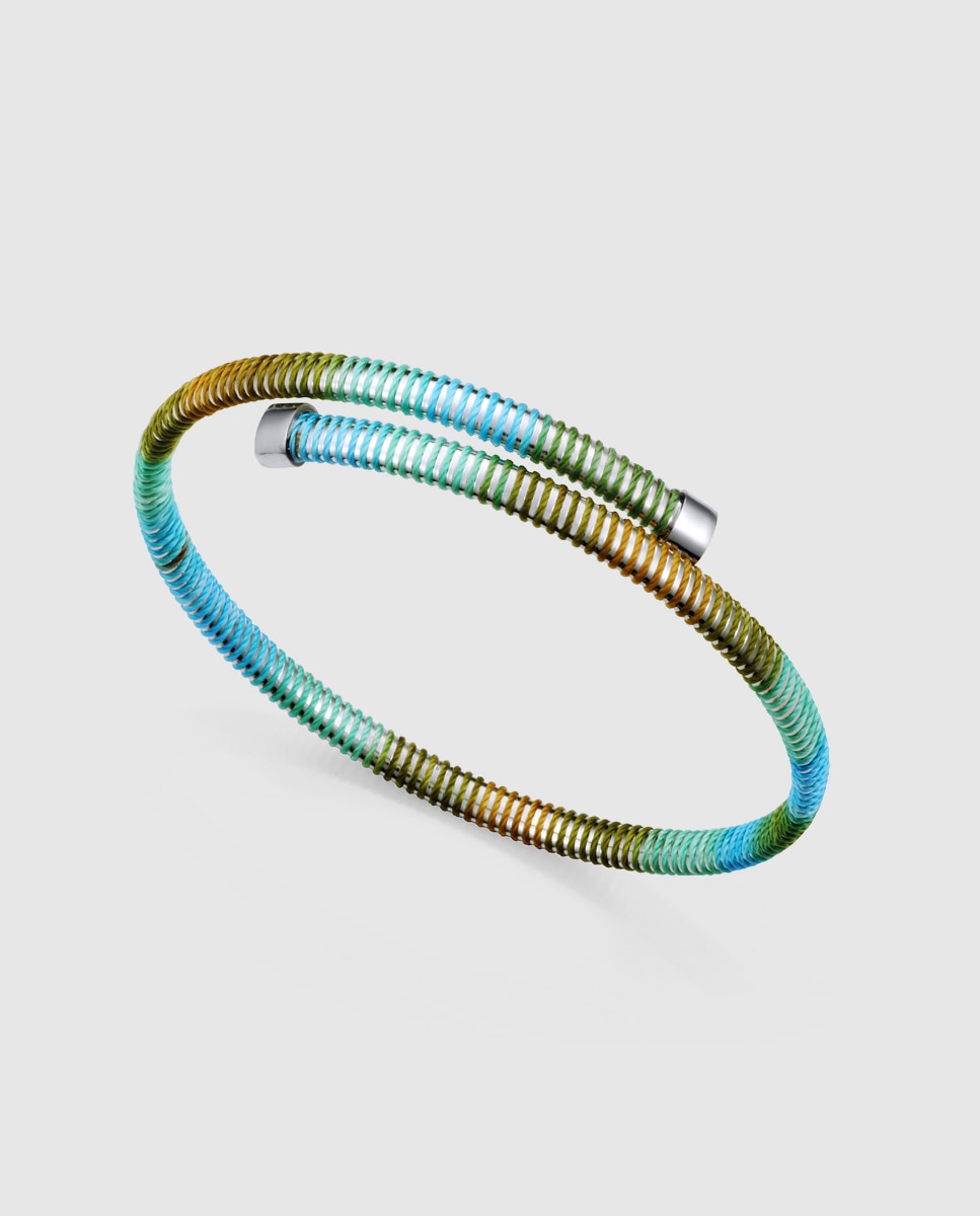Imagen 0 de Pulsera de mujer colección laura escanes de acero tubogas Multicolor