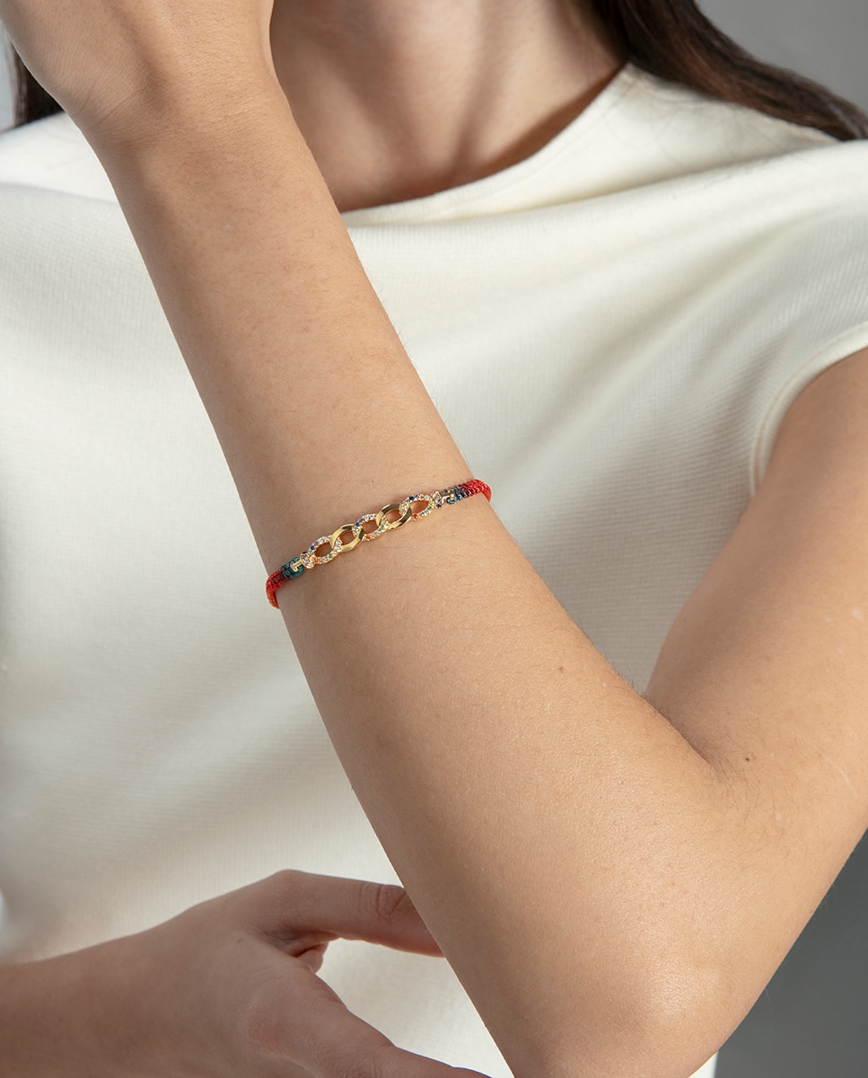 Pulsera de mujer trend de plata de primera ley con baño de oro - Viceroy - Multicolor Multicolor-3