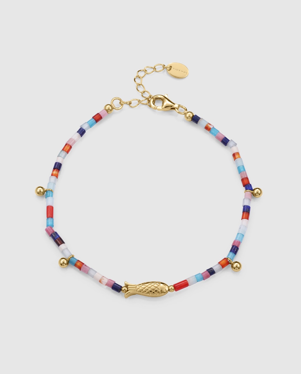 Pulsera de cadena de mujer trend de plata primera ley con baño de oro - Viceroy - Multicolor Multicolor-1