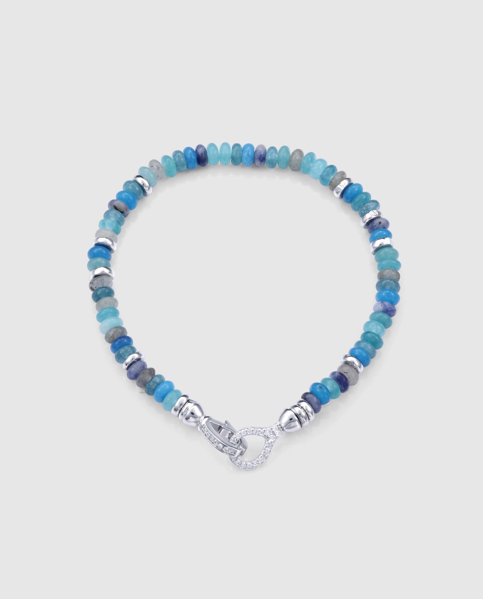 Pulsera de cadena de mujer elegant de primera ley con baño de oro - Viceroy - Azul Azul-1