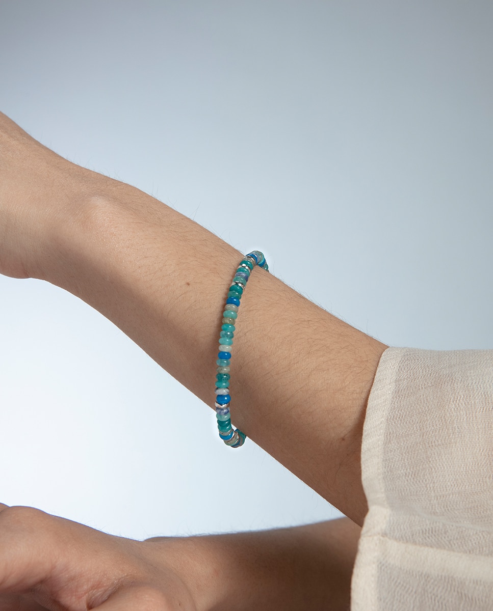 Pulsera de cadena de mujer elegant de primera ley con baño de oro - Viceroy - Azul Azul-4