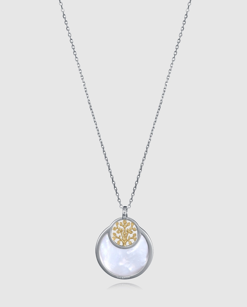Imagen 0 de Collar de mujer elegant de primera ley con baño de rodio Multicolor