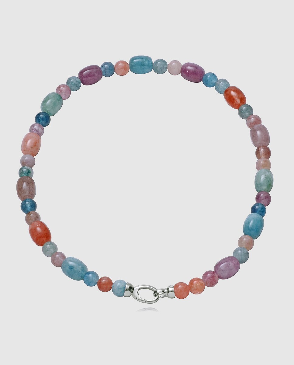 Imagen 0 de Collar de mujer elegant de primera ley con baño de rodio Multicolor