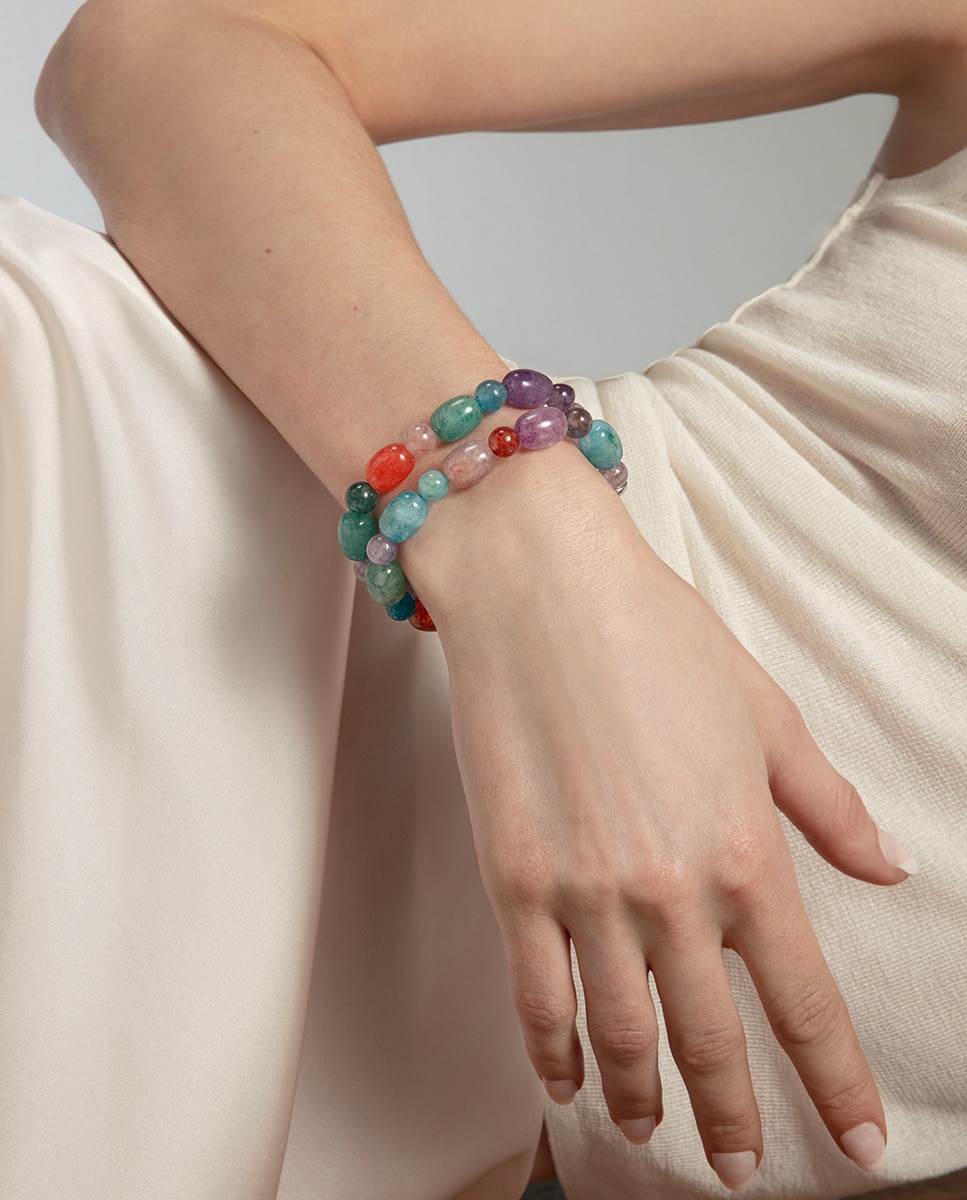 Pulsera de cadena de mujer elegant de primera ley con baño de rodio - Viceroy - Multicolor Multicolor-2
