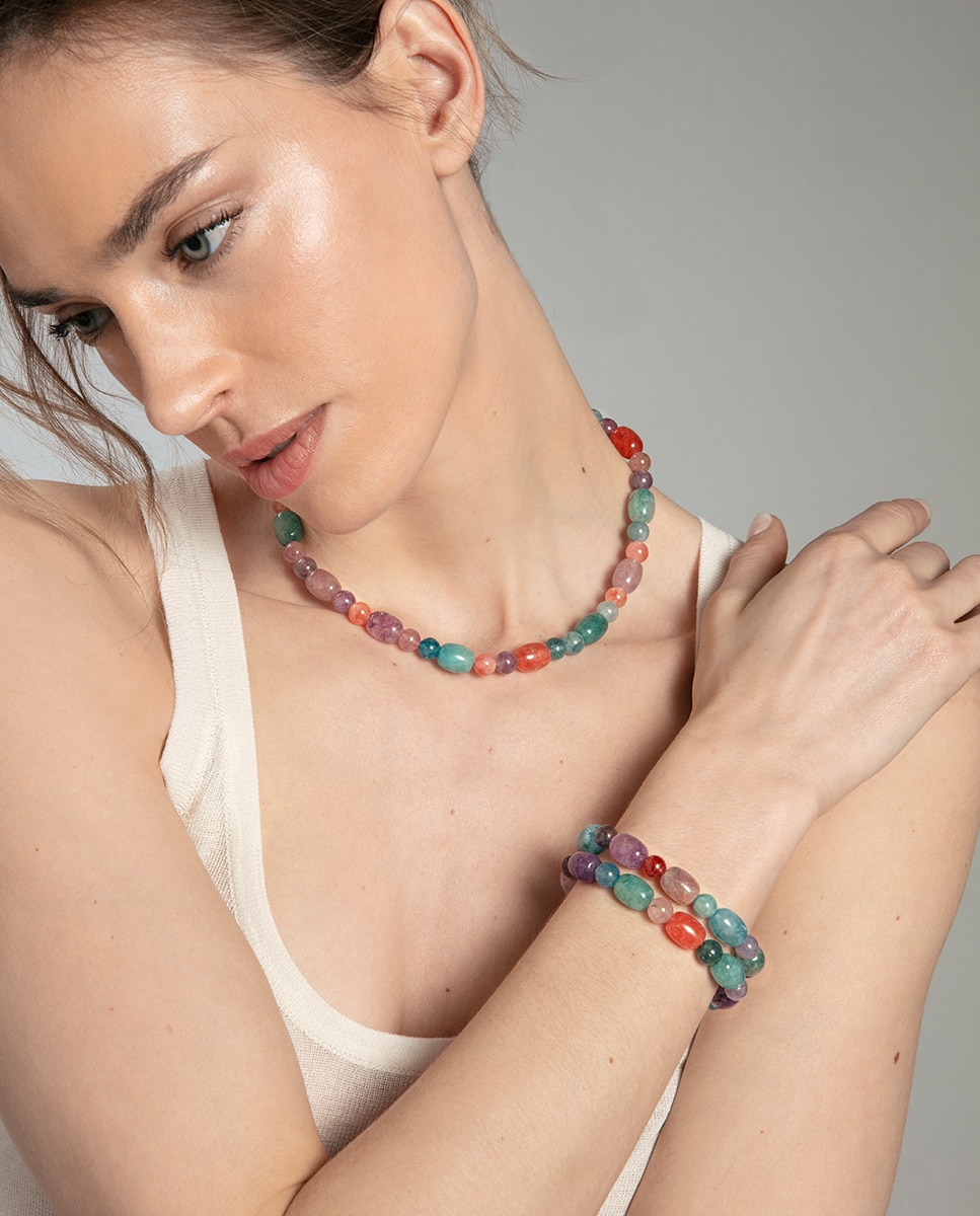Pulsera de cadena de mujer elegant de primera ley con baño de rodio - Viceroy - Multicolor Multicolor-4