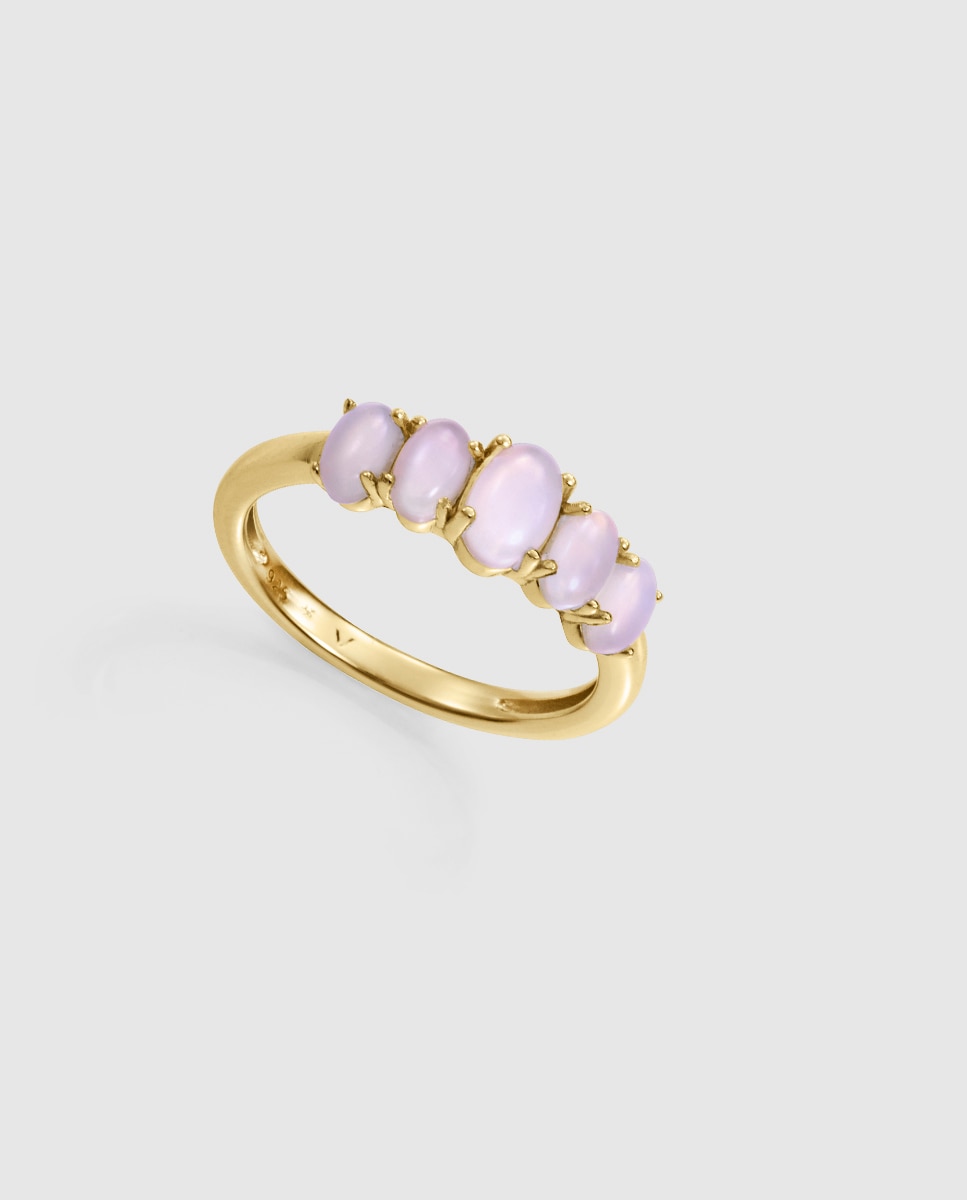 Imagen 1 de Anillo de mujer elegant de plata de primera ley con baño de oro - Viceroy - Blanco Blanco