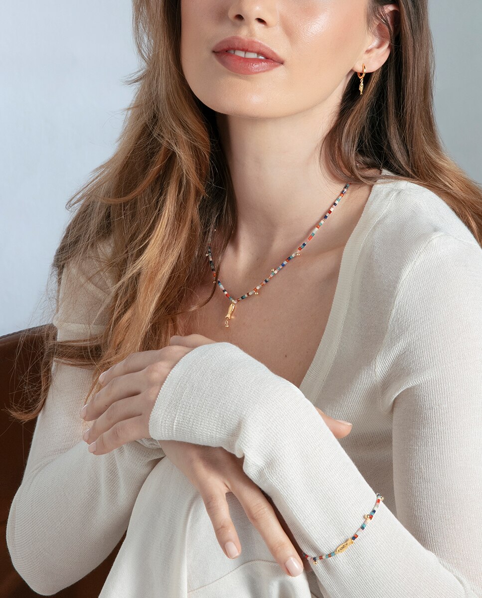 Collar de mujer trend de plata de primera ley con baño de oro - Viceroy - Dorado Dorado-4