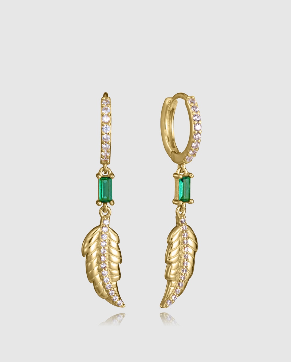 Pendientes de mujer trend de plata de primera ley con baño de oro - Viceroy - Dorado Dorado-1