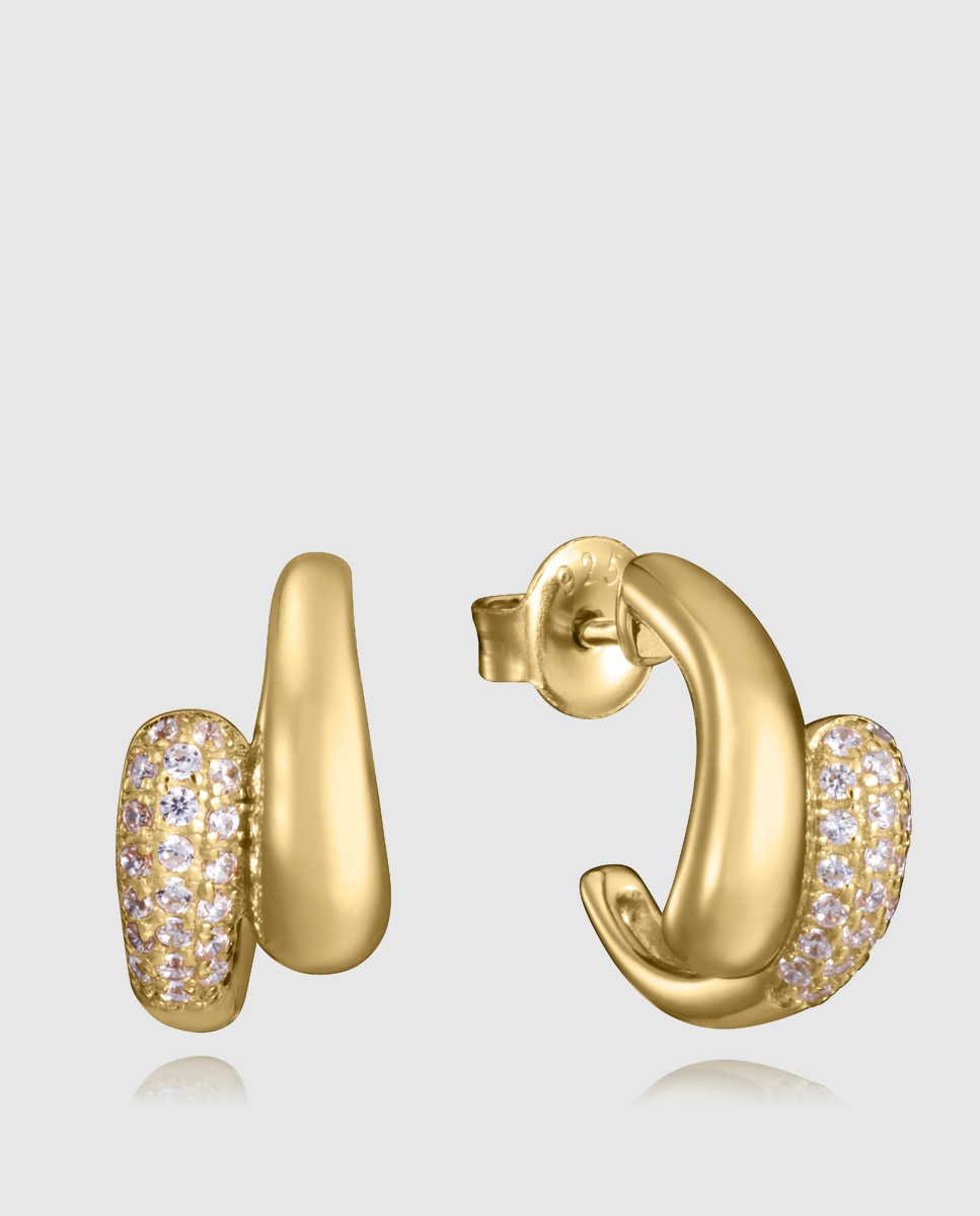 Pendientes de mujer elegant de plata de primera ley con baño de oro - Viceroy - Dorado Dorado-1
