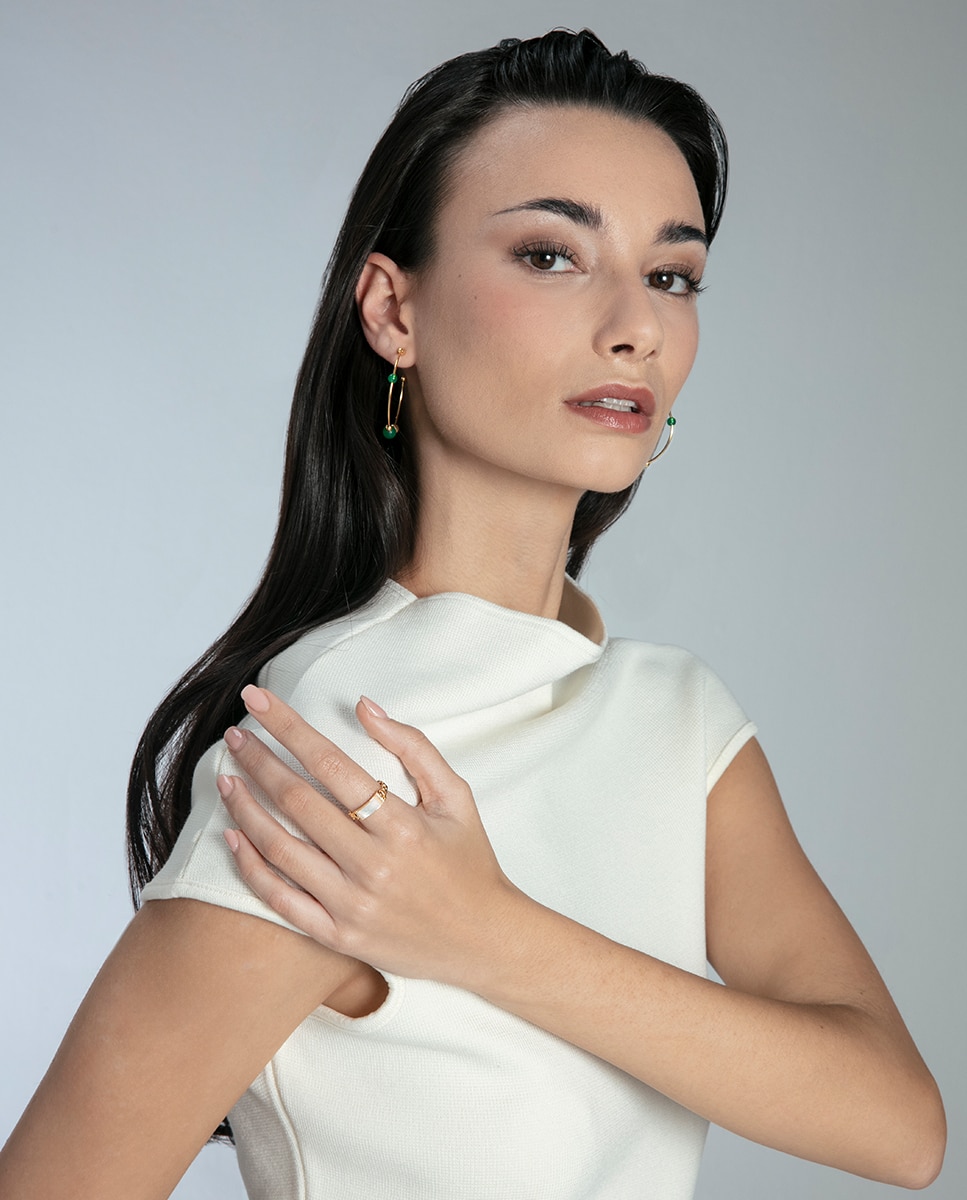 Anillo de mujer elegant de plata de primera ley con baño de oro - Viceroy - Dorado Dorado-2