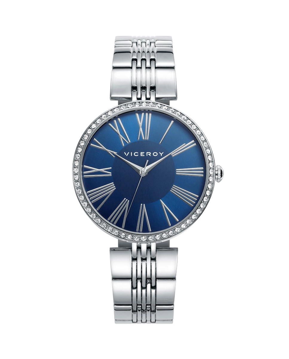 Imagen 0 de Reloj de mujer con caja y brazalete de cerámica con pulsera de regalo Plateado