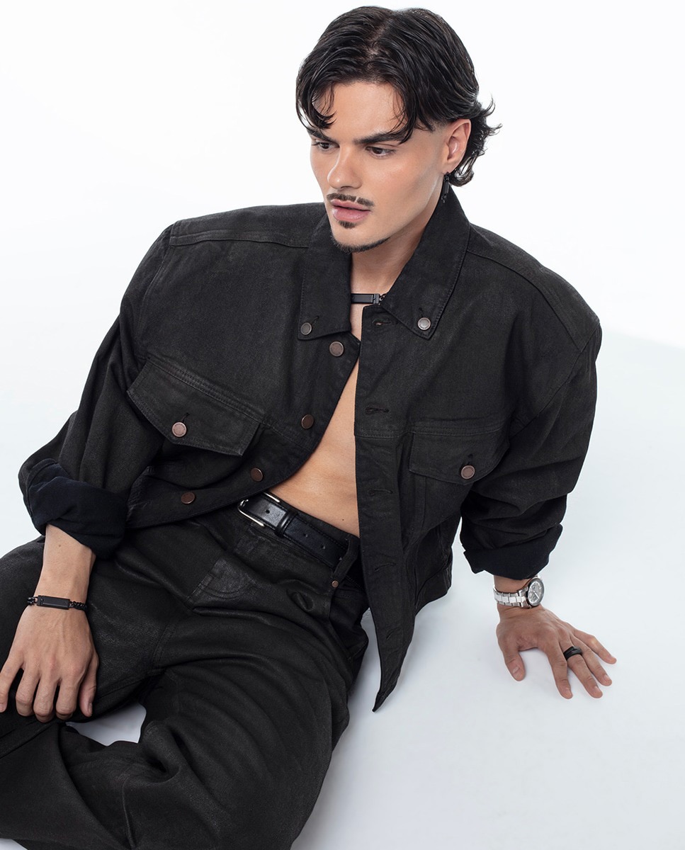 Pulsera de hombre colección abraham mateo de acero ip negro cadena - Viceroy - Negro Negro-2