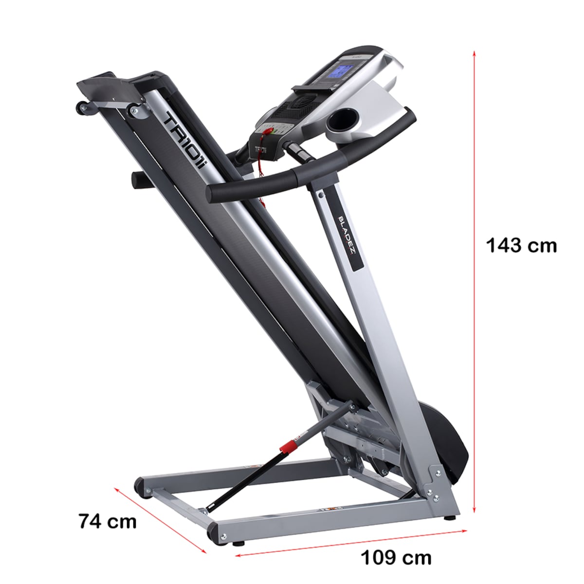 Cinta de correr TR101i Bladez Fitness Gris-3