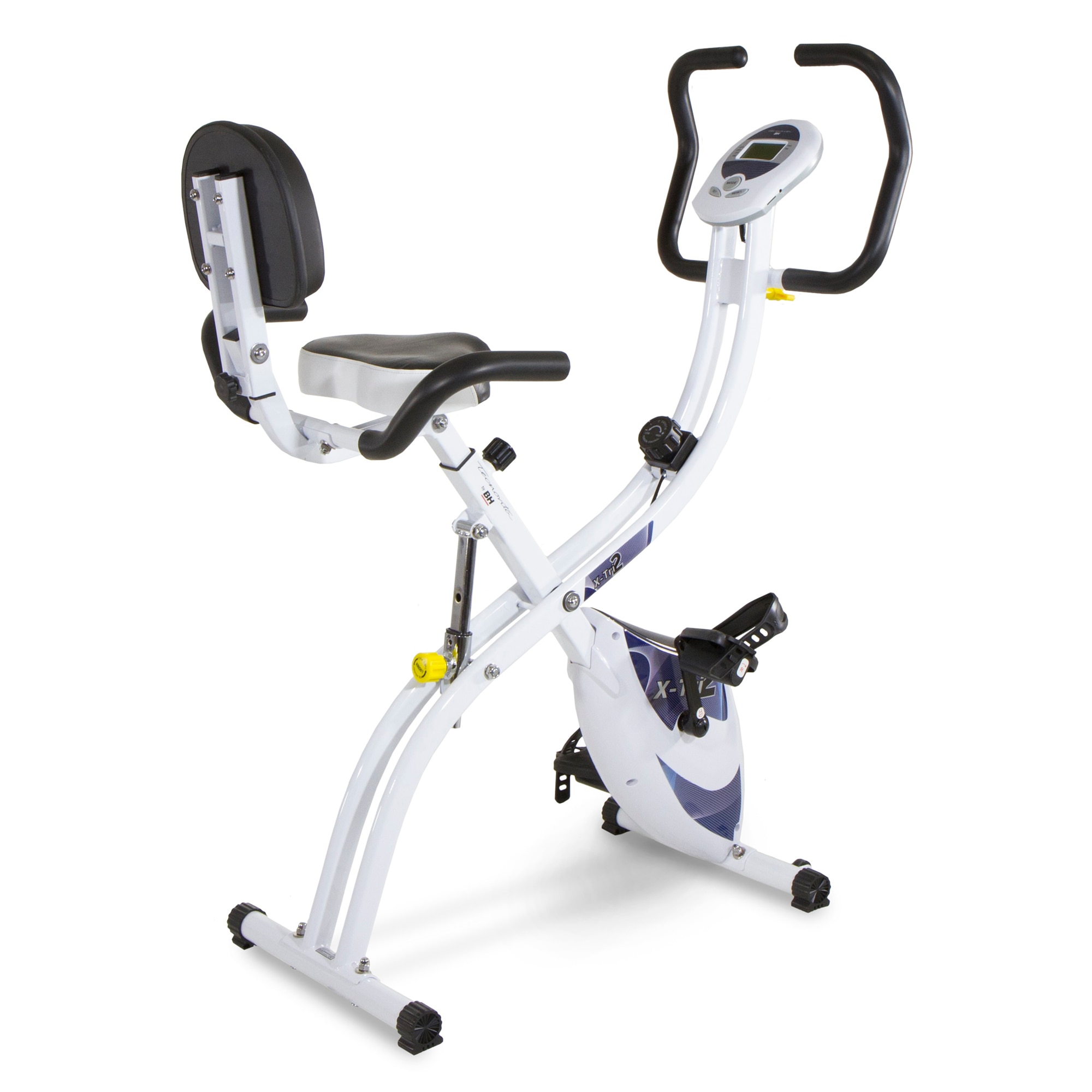 Bicicleta estática X Tri 2 YF910H 3 posiciones + soporte tablet/smartphone con envío gratis, montaje profesional opcional con cargo - Blanco Blanco-3