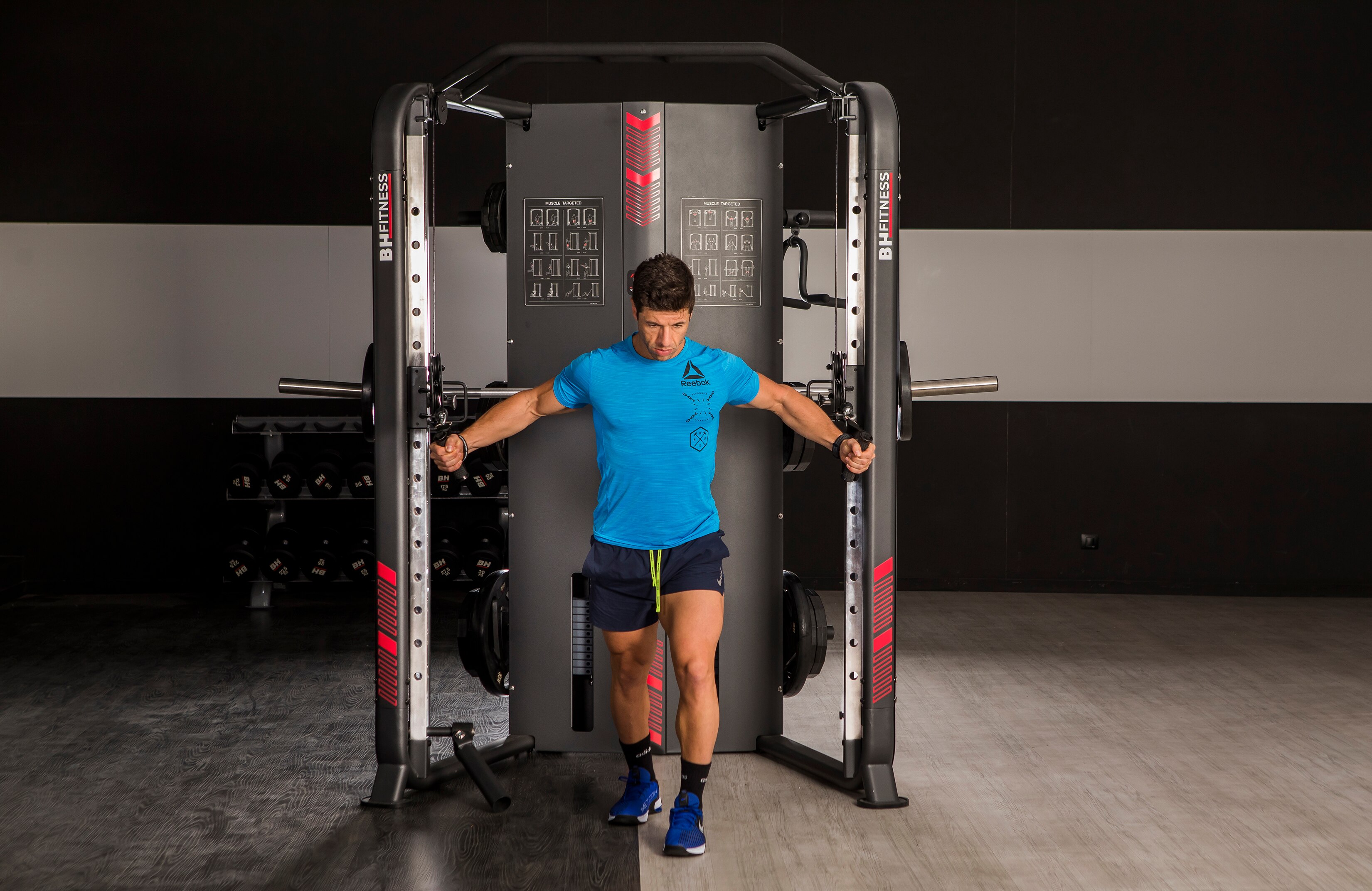 Multiestación Rack Smith BH Fitness 4