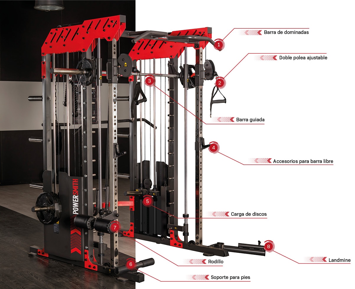 Multiestación Power Smith BH Fitness 3