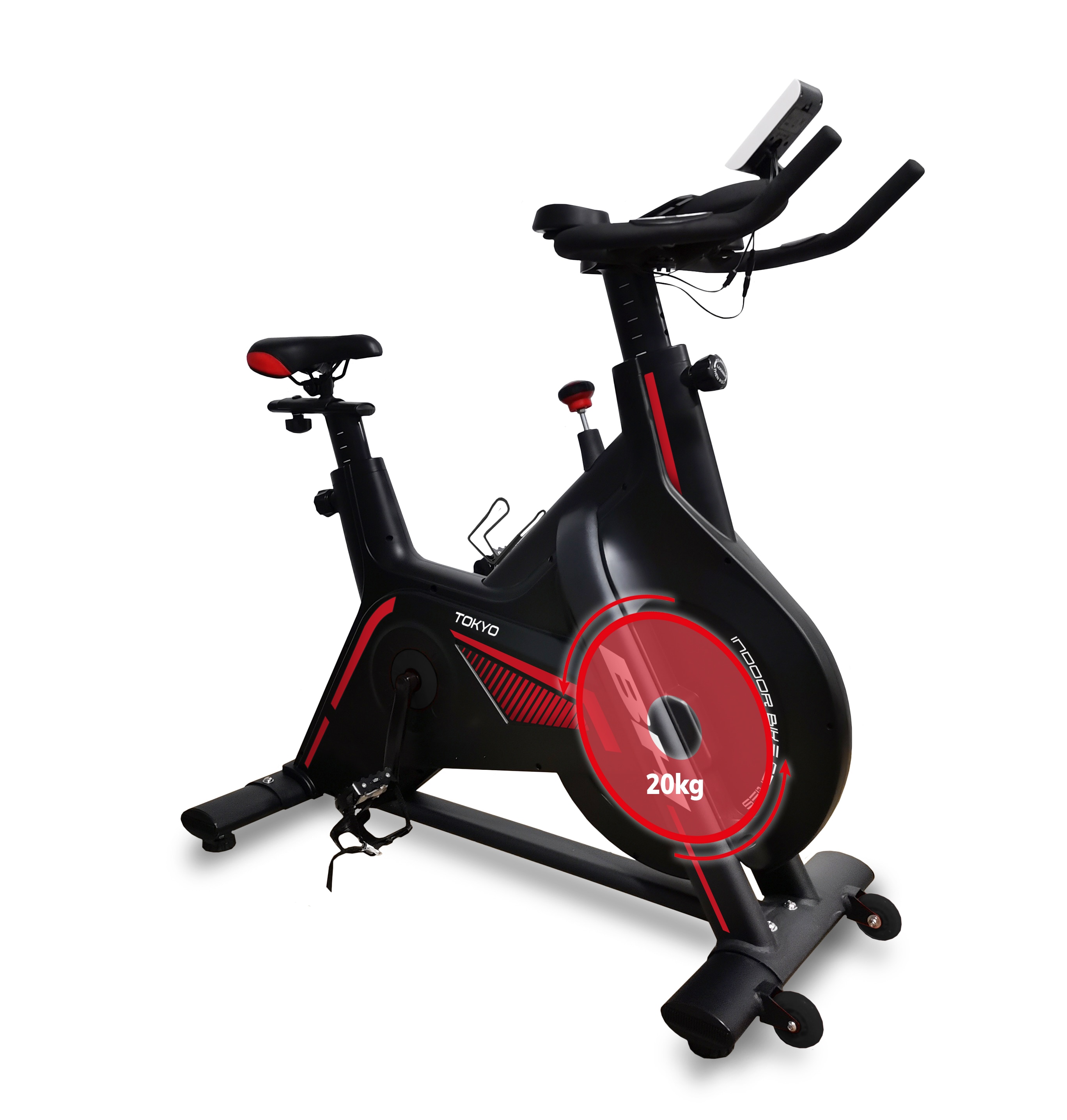 Bicicleta indoor TOKYO con holder BH Fitness con envío gratis, montaje profesional opcional con cargo 3