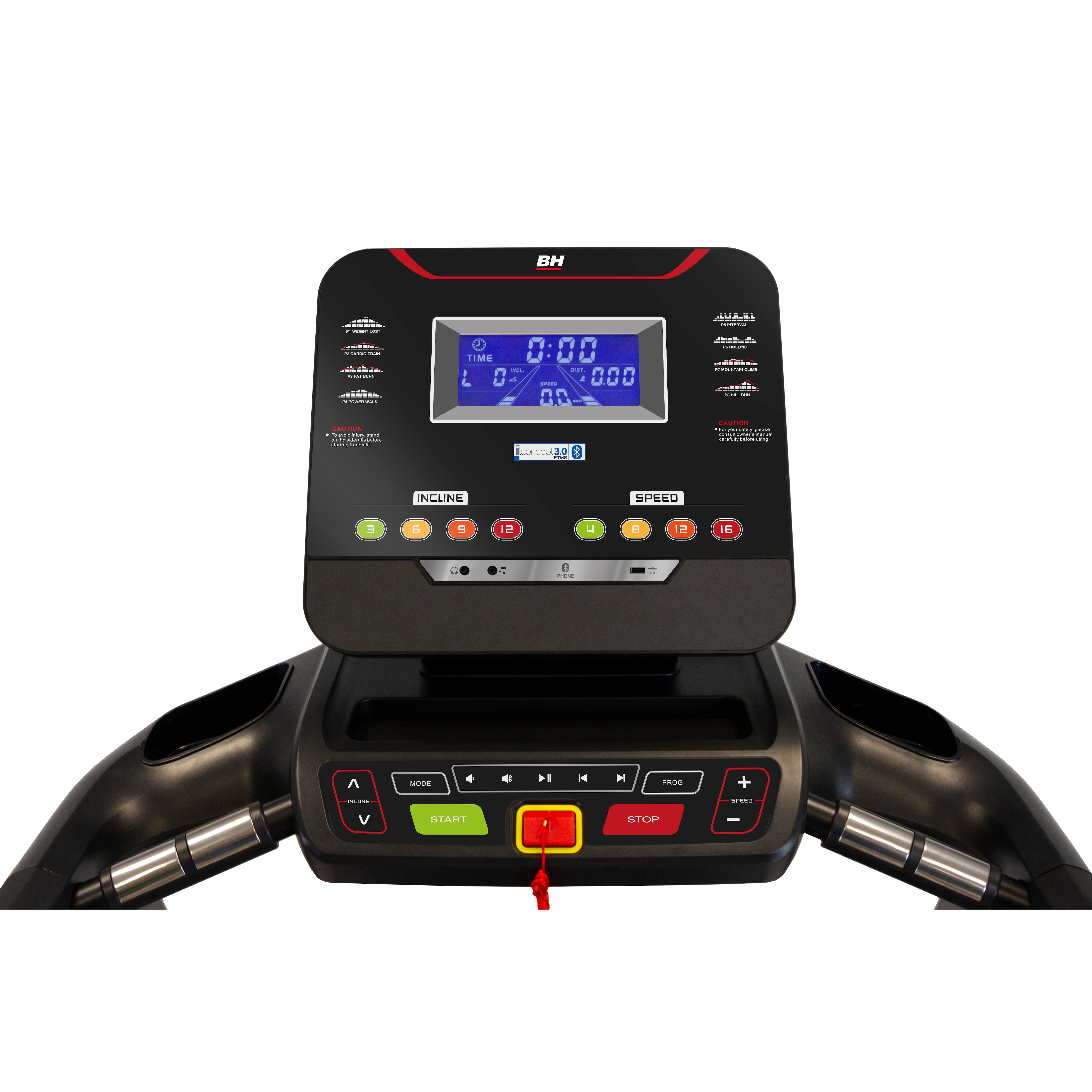 Cinta de correr RS800 G6176 RS Line Series BH Fitness con envío gratis, montaje profesional opcional con cargo 3