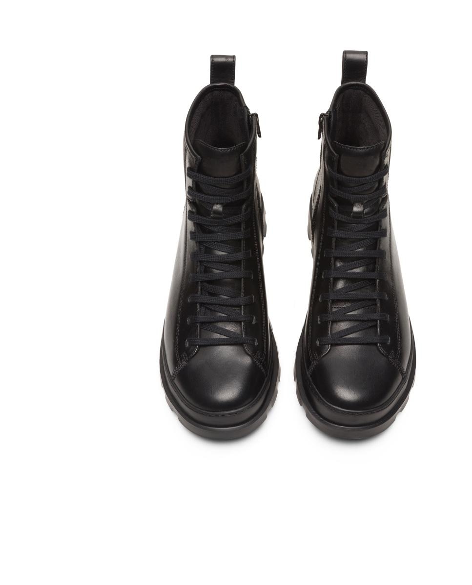 Botas de hombre Brutus de piel con cordones - Camper - Negro Negro-3