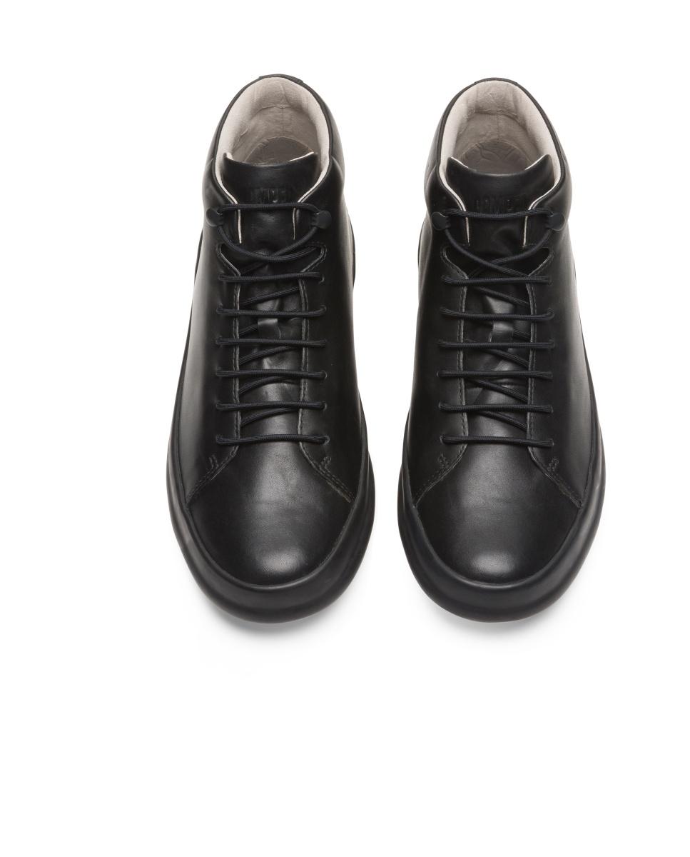 Botines de hombre chasis sport de piel - Camper - Negro Negro-3