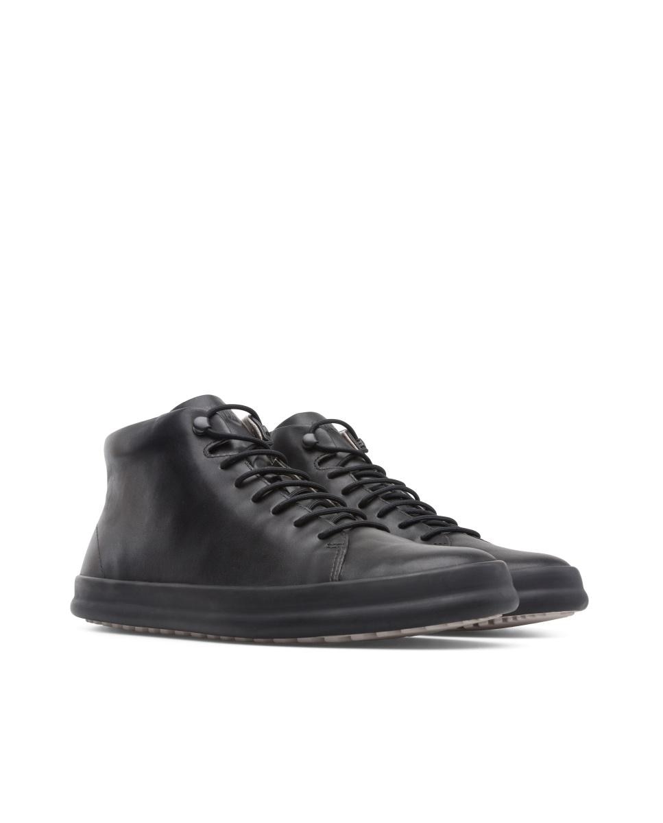 Botines de hombre chasis sport de piel - Camper - Negro Negro-5