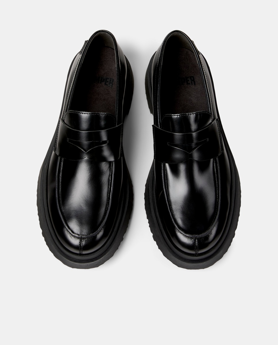 Mocasines de hombre de piel walden - Camper - Negro Negro-2