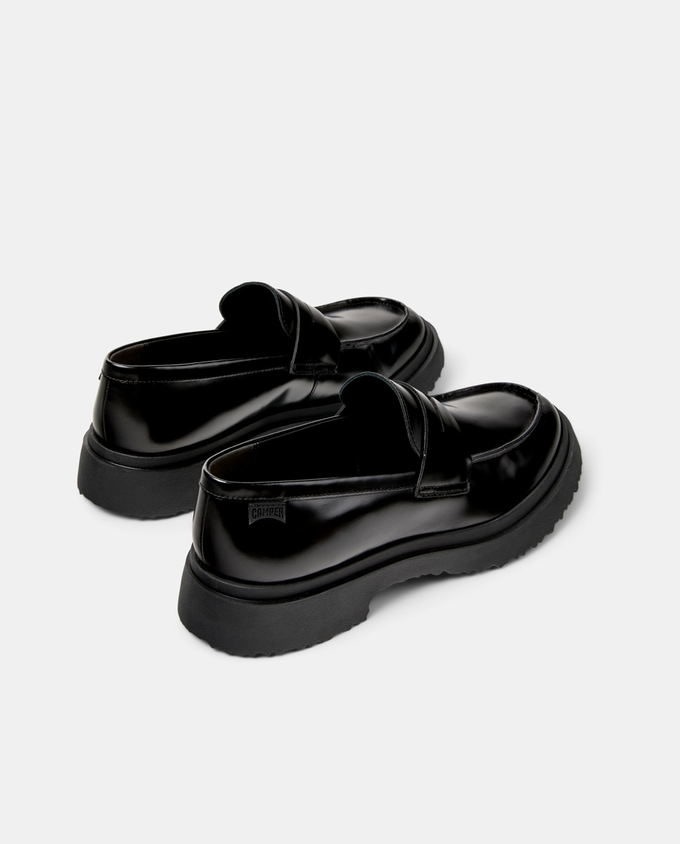 Mocasines de hombre de piel walden - Camper - Negro Negro-4