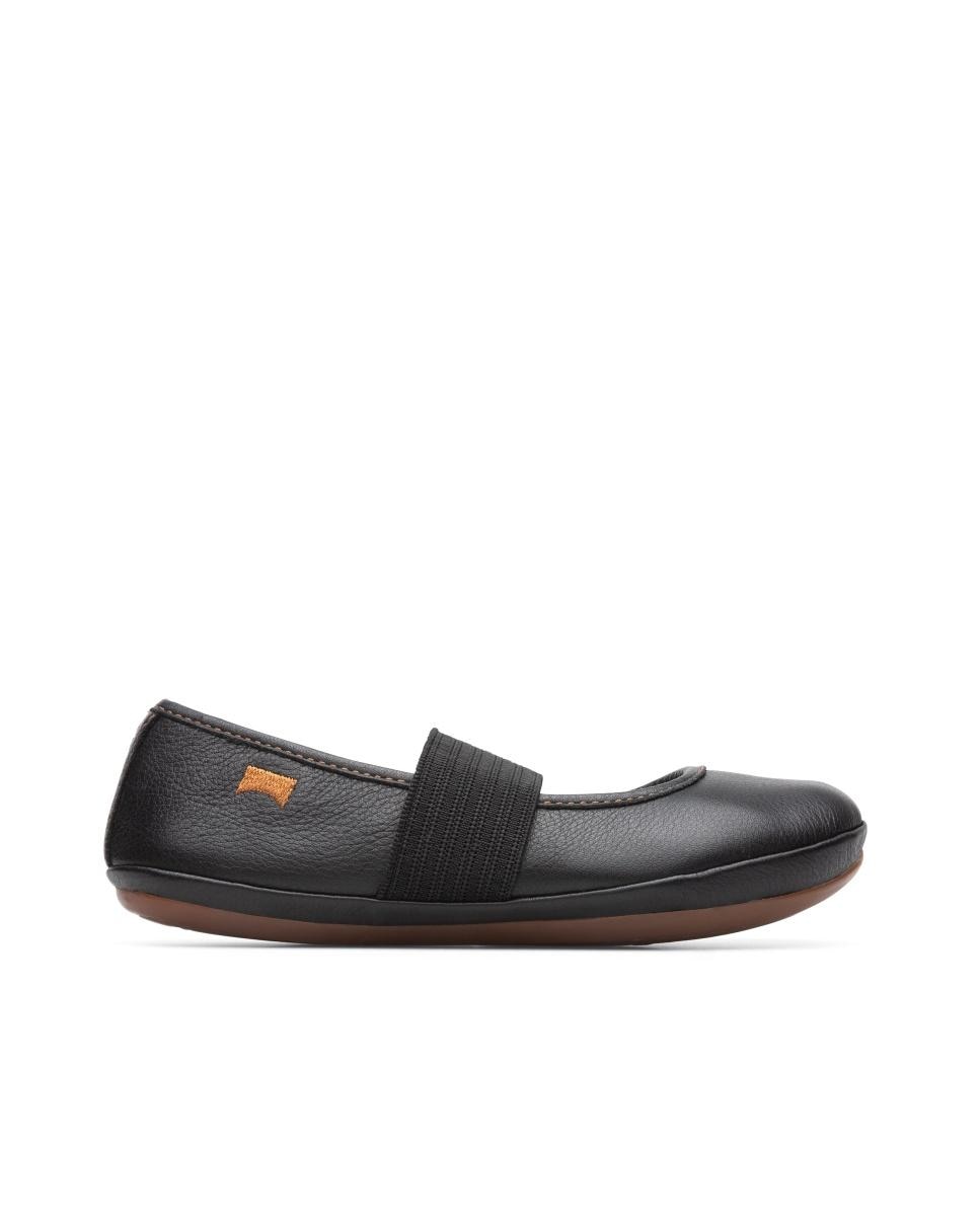 Bailarinas de niña right de piel - Camper - Negro Negro-1