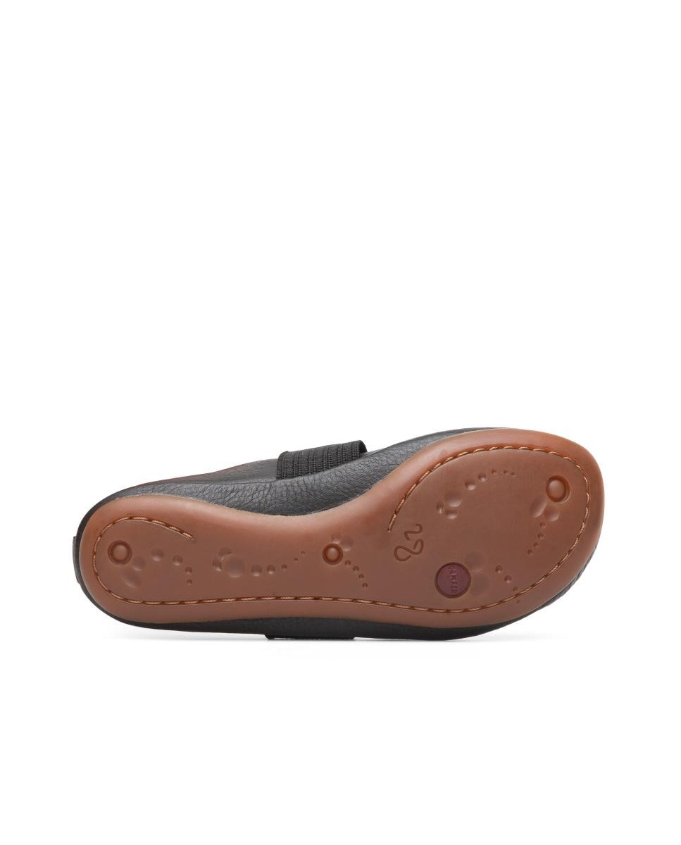 Bailarinas de niña right de piel - Camper - Negro Negro-5