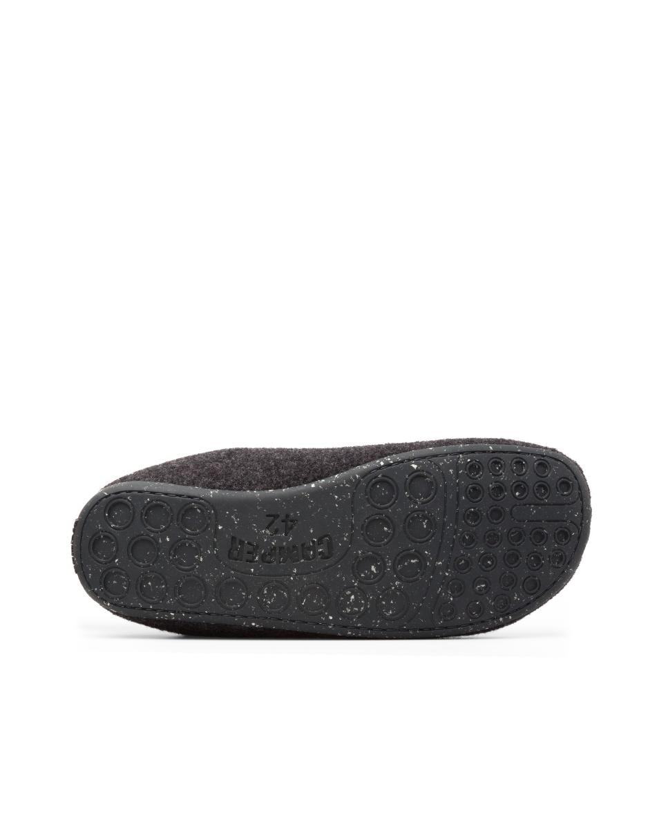Zapatillas de casa de hombre wabi lisas - Camper - Gris oscuro Gris oscuro-5