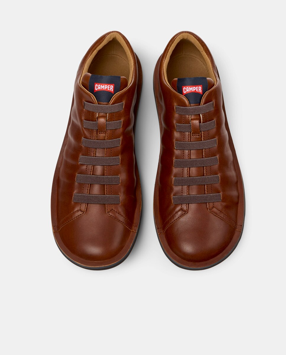 Camper - Zapatillas de vestir en piel de hombre Beetle con cordones.