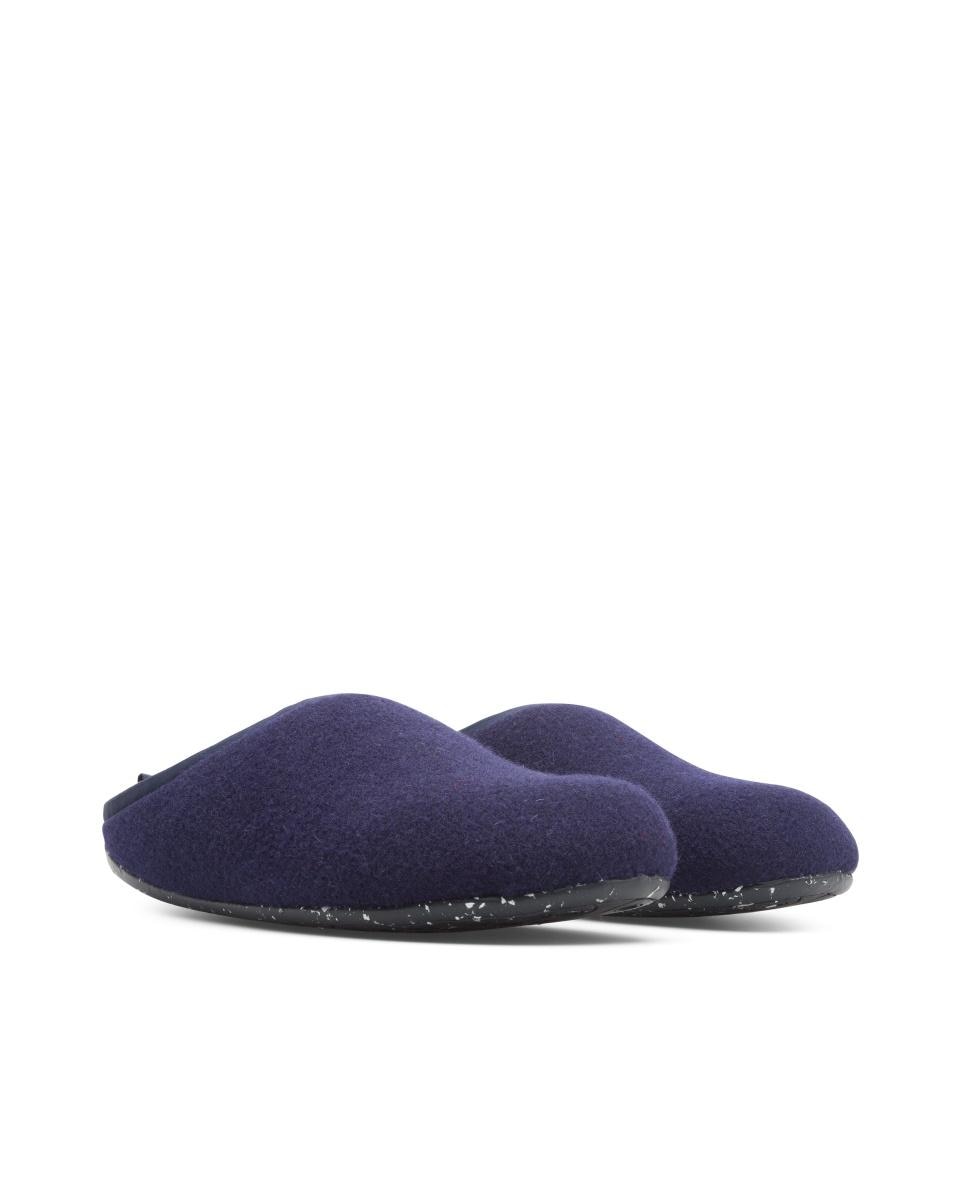 Imagen 3 de Zapatillas de casa de hombre wabi lisas - Camper - Azul Azul