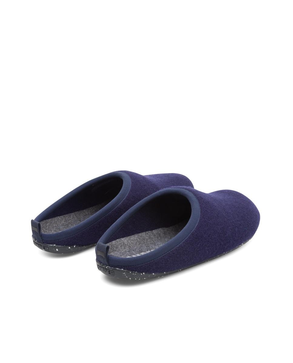 Imagen 4 de Zapatillas de casa de hombre wabi lisas - Camper - Azul Azul